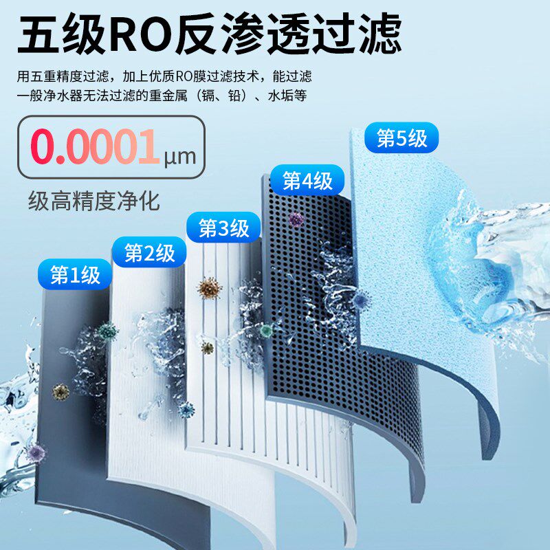 商用开水器ro过滤净水一体直饮水机立式大容量步进烧水工厂车间