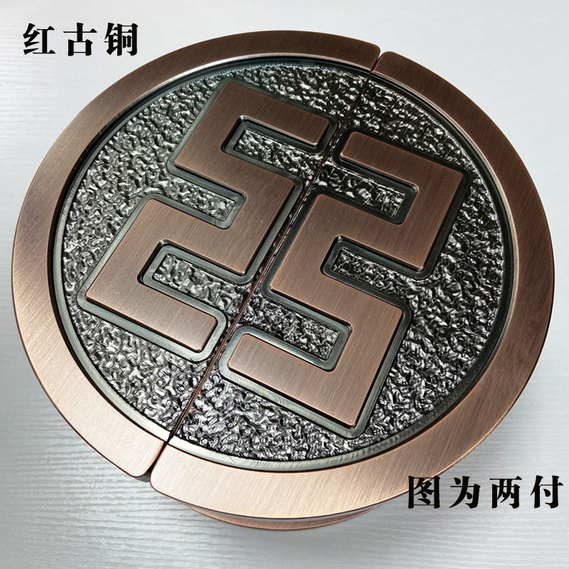 工行半圆形大拉手定制雕刻logo大拉把中式仿古推拉玻璃门木门把手