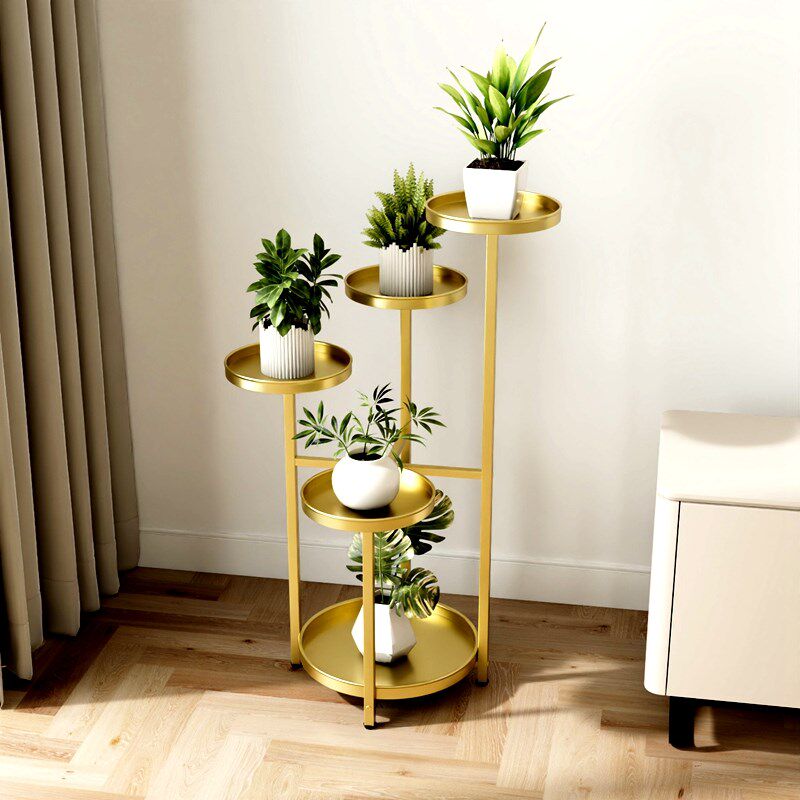 欧式花架客厅新款落地式阶梯多层简易铁艺装饰阳台架子花盆置物架,住宅家具,花架/花几,淘宝优惠券,粉丝福利购,淘宝优惠卷