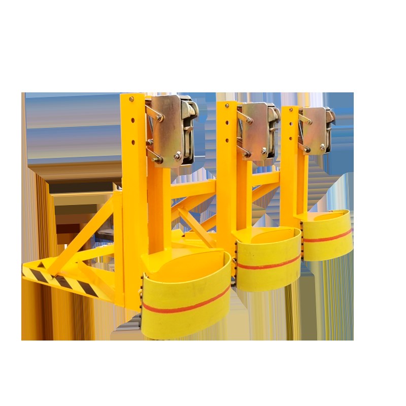 油桶夹叉车专用夹具圆桶夹子抱桶器重型鹰嘴铁桶塑料桶夹卸桶器