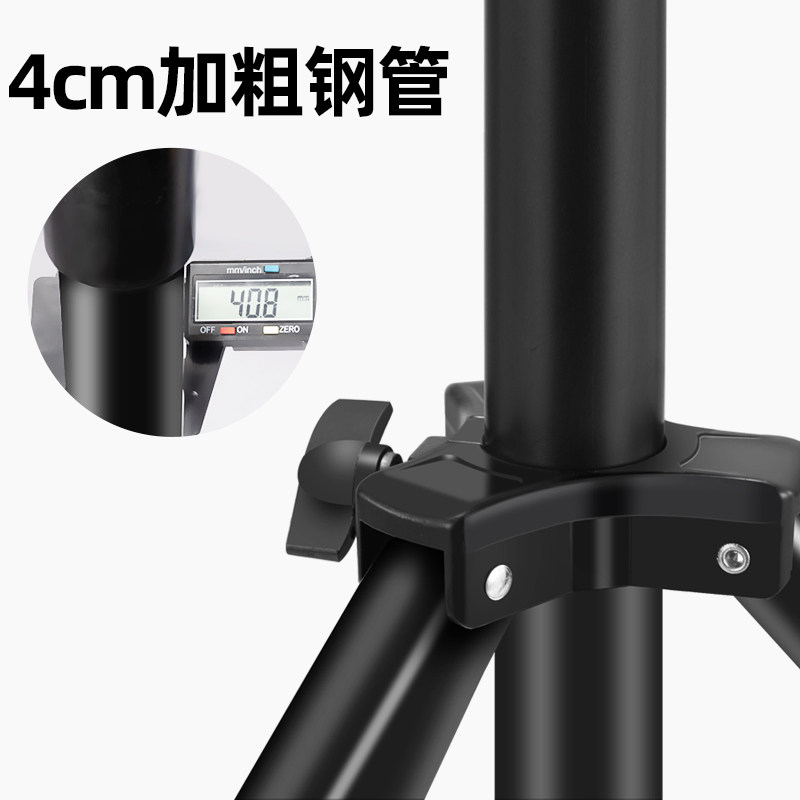 4米重型三脚支架影视摄影加粗管径弹簧大灯架承重强稳固影棚摄影