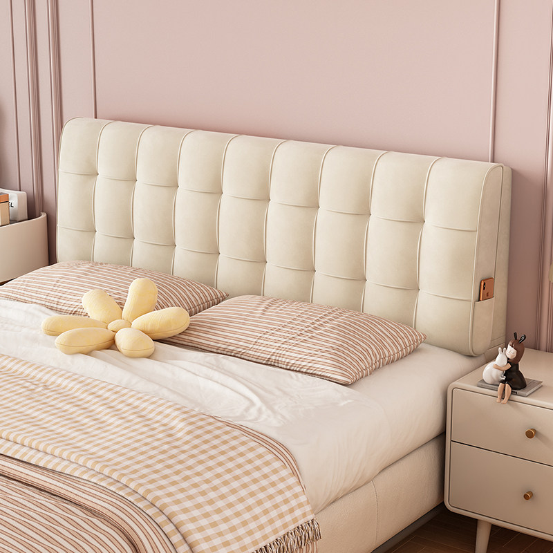 床头靠垫软包床头板大靠背垫床头罩榻榻米无床头靠背垫自粘可拆洗,居家布艺,床头靠垫,淘宝优惠券,粉丝福利购,淘宝优惠卷