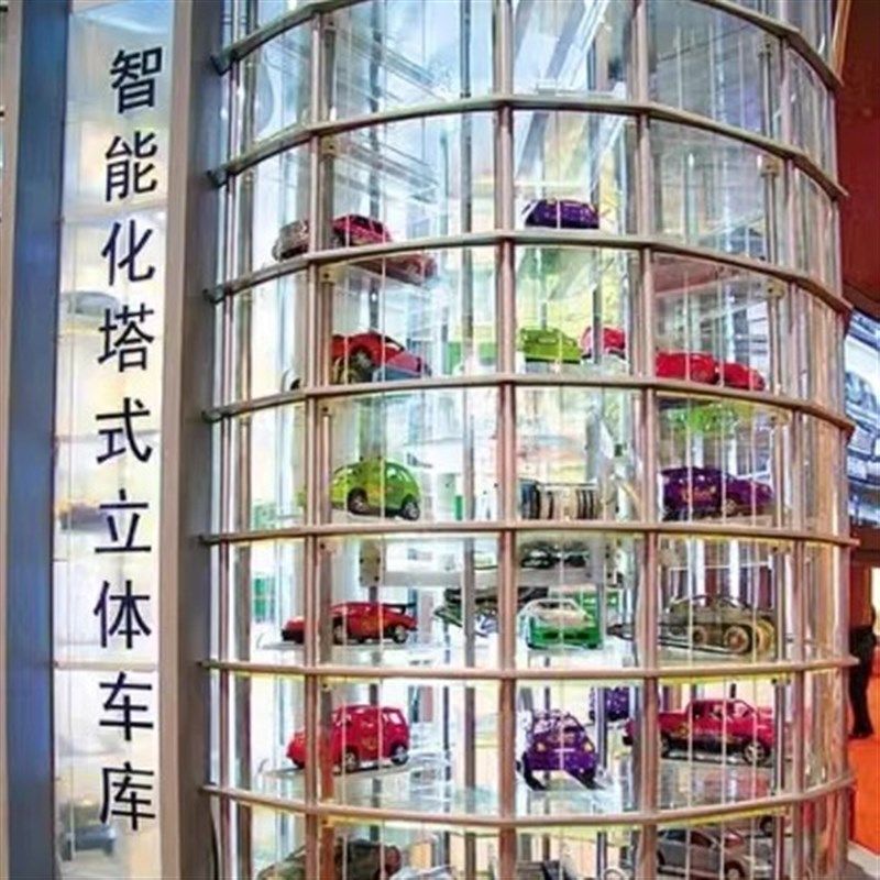 订做无现货立体车库模型 智能动态停车场模型 智慧交通沙盘模型