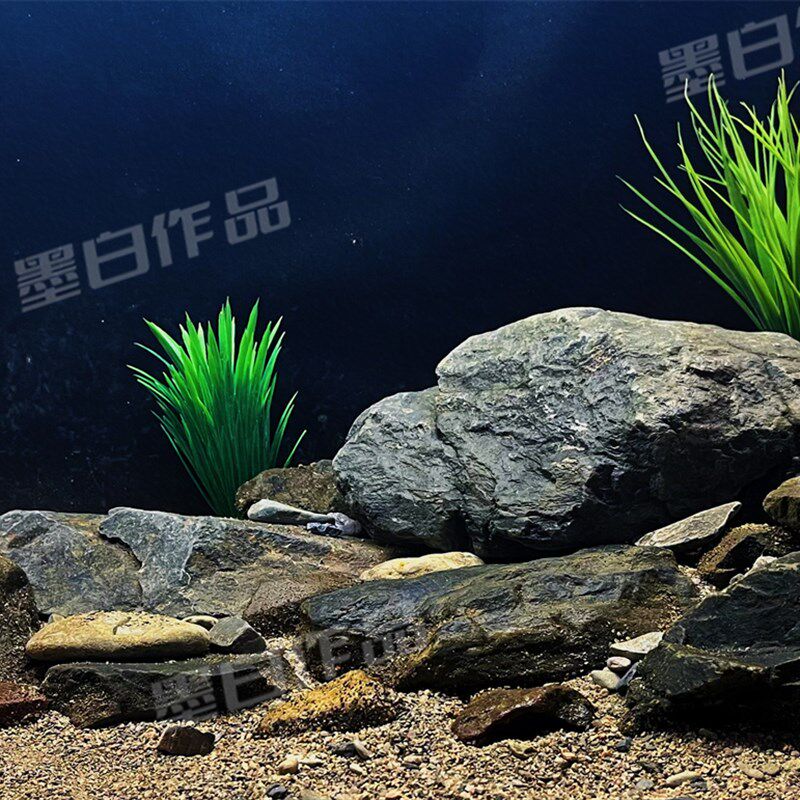 原生溪流缸造景 龟缸 虾虎缸 三湖缸造景石 天然溪流石水族箱装饰