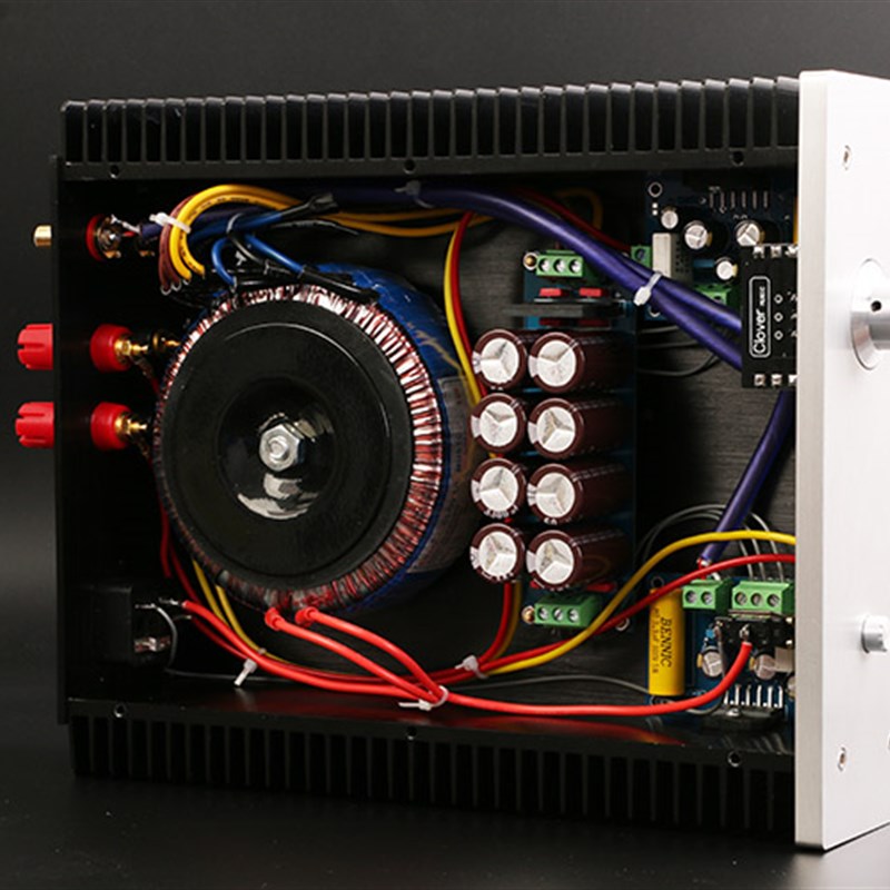 全铝机箱 两侧散热机箱 纯功放铝机箱 1969甲类功放箱子外壳