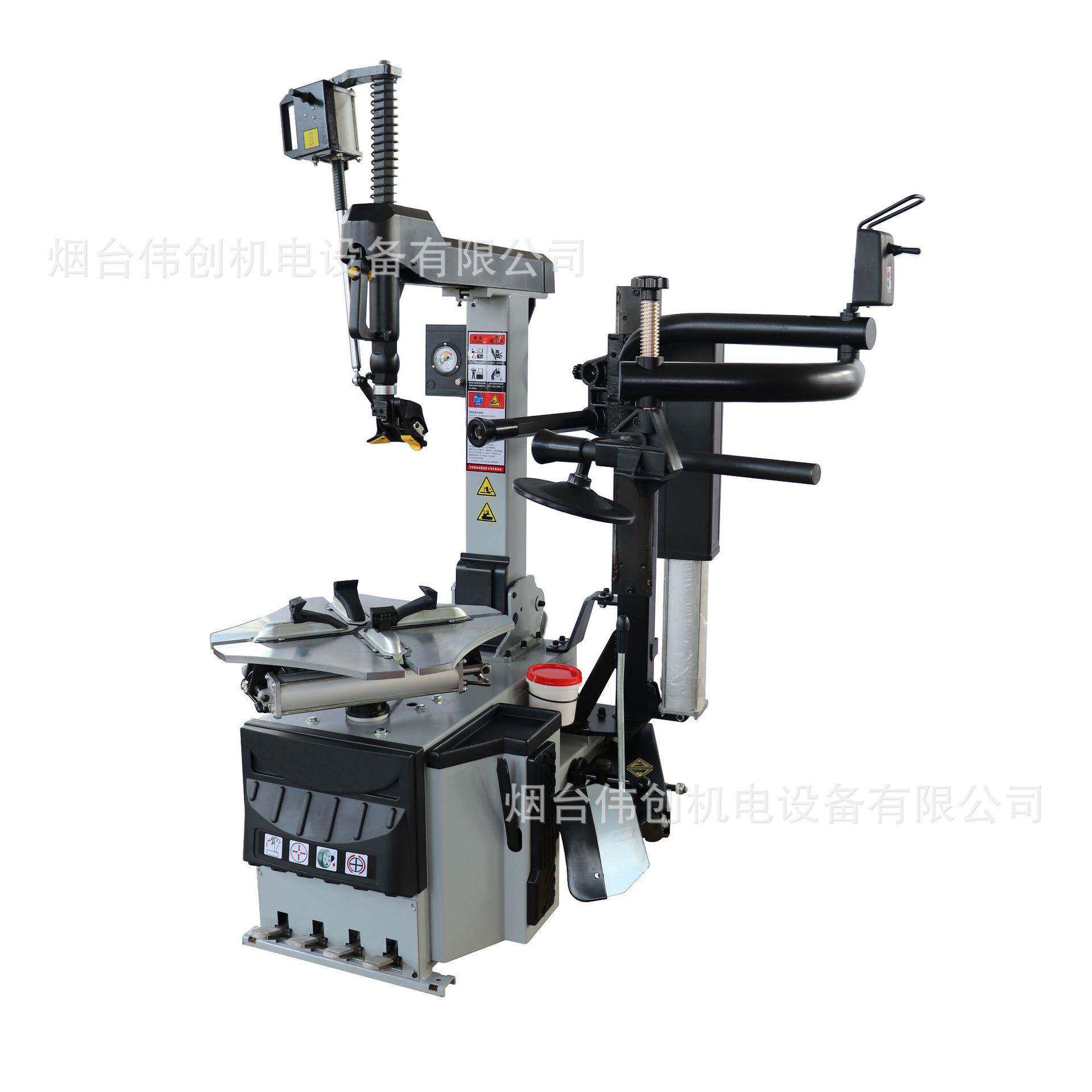 扒胎机26寸大盘全自动汽车轮胎拆装机防爆扁平胎后仰辅助臂拆胎机