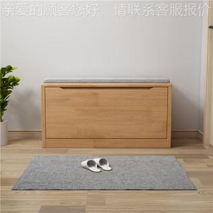 柜坐凳一进门玄关入户可坐鞋 凳实木换鞋 凳家用门口鞋 储穿物
