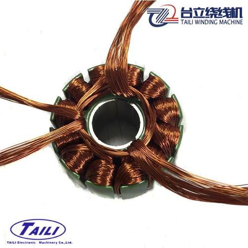 多股线航模电机绕线机电动车电机绕线机台立全自动双轴飞叉绕线机