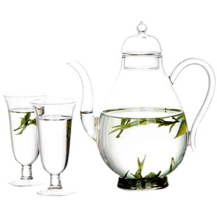 带过滤加热花茶壶 绿茶专用泡茶壶耐热玻璃家用煮茶器透明茶具套装