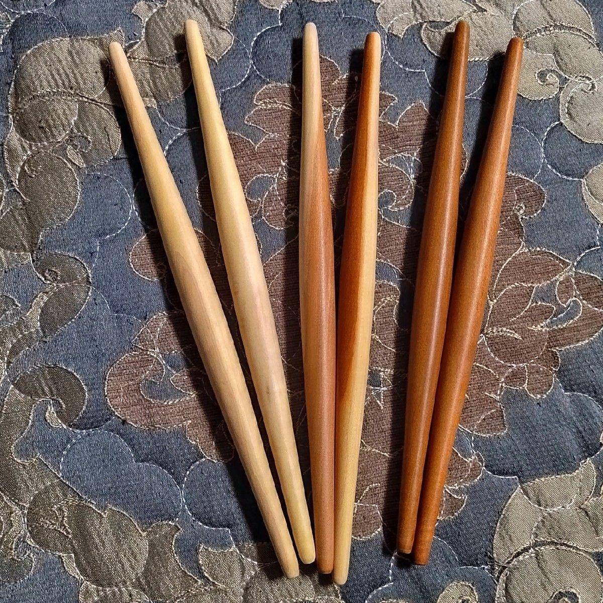 小笼包擀面杖一对一双长25厘米中间1.6厘米两头0.8厘米枣木