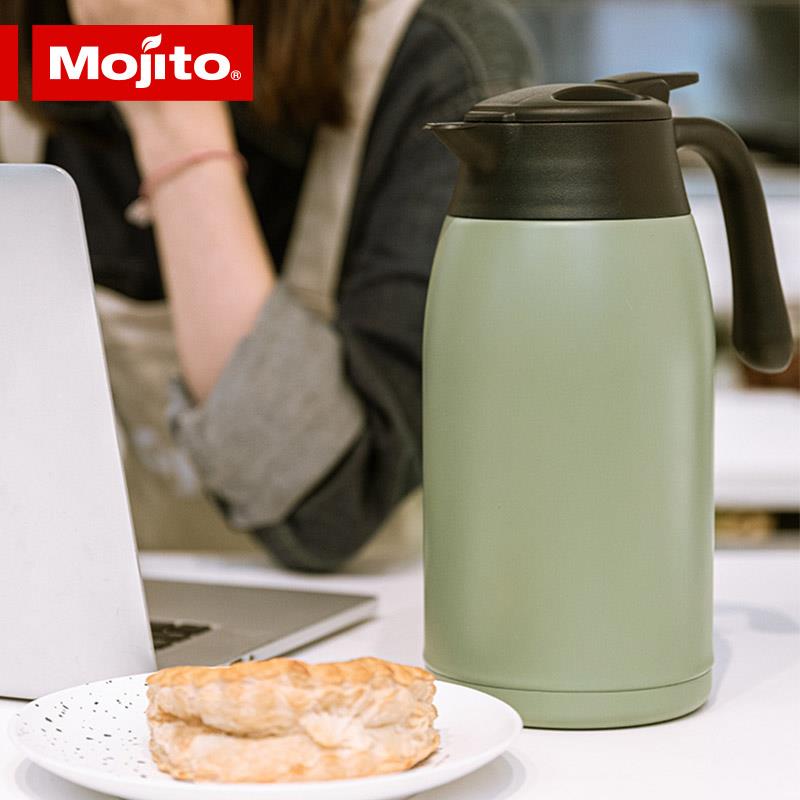 木吉乇mojito316不锈钢保温壶家用大容量暖水瓶水壶暖壶热水瓶2L