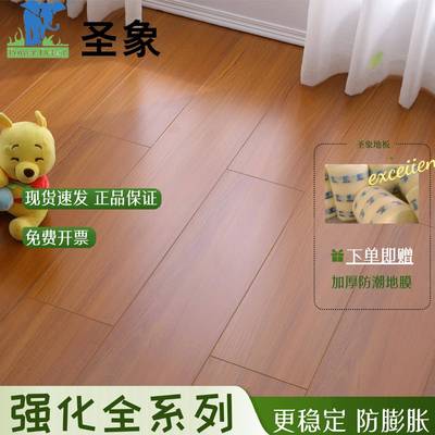 圣象地板大自然复合木地板E0级环保高密度超耐磨基材强化复合地板