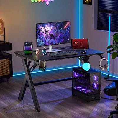 松博士s1电脑桌电竞桌子家用台式桌电竞房游戏台式电脑桌办公桌子