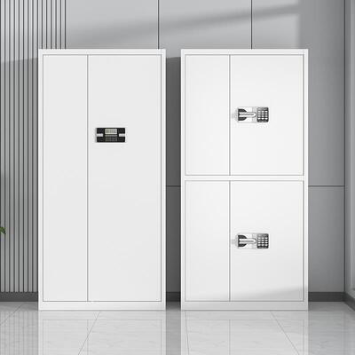 钢制电子密码文件柜铁皮柜子办公室保密柜指纹带锁档案资料收纳柜