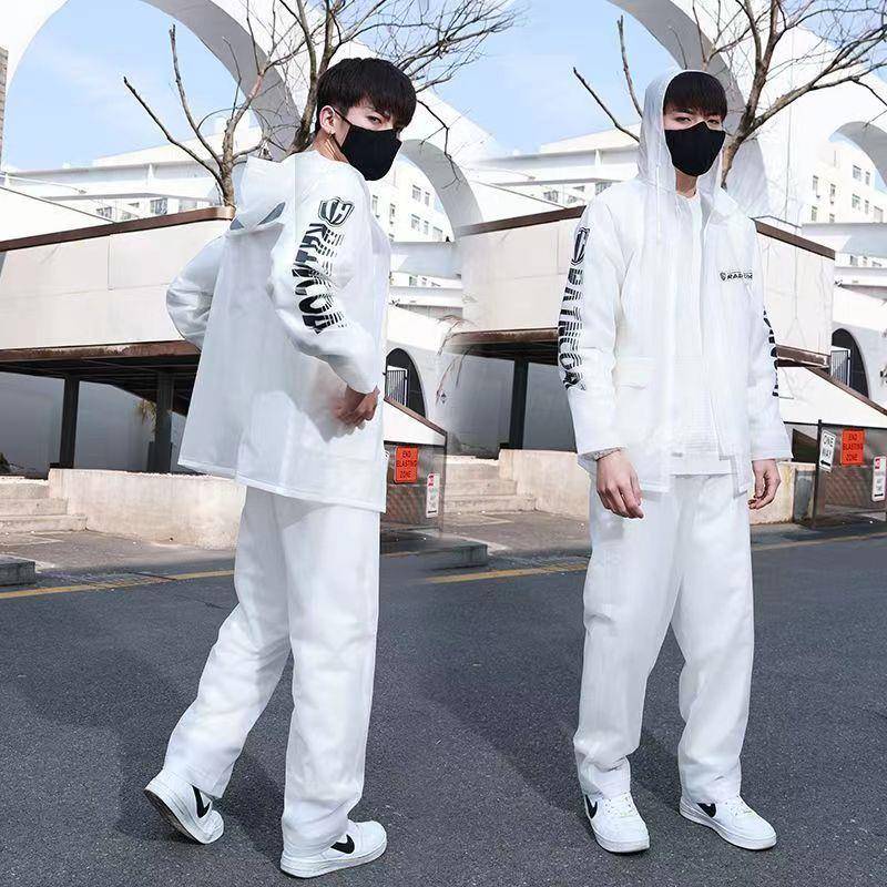 外卖雨衣套装防暴雨全身男女雨衣雨裤成人新款电瓶车高档单人雨衣