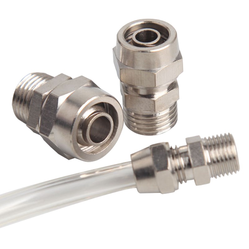 铜气动快速接头气管快拧接q头PC8mm-02直通41M5/6-0-/10配