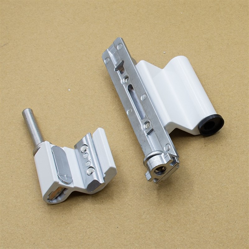 内开内倒白色上下合页套装断桥铝合金欧标C槽脱卸诺托款左右铰链