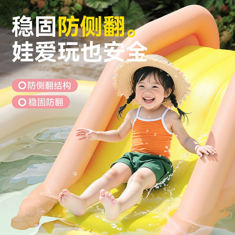 大型充气游泳池家用宝宝婴儿加厚泳池小孩折叠桶儿童户外水池加高