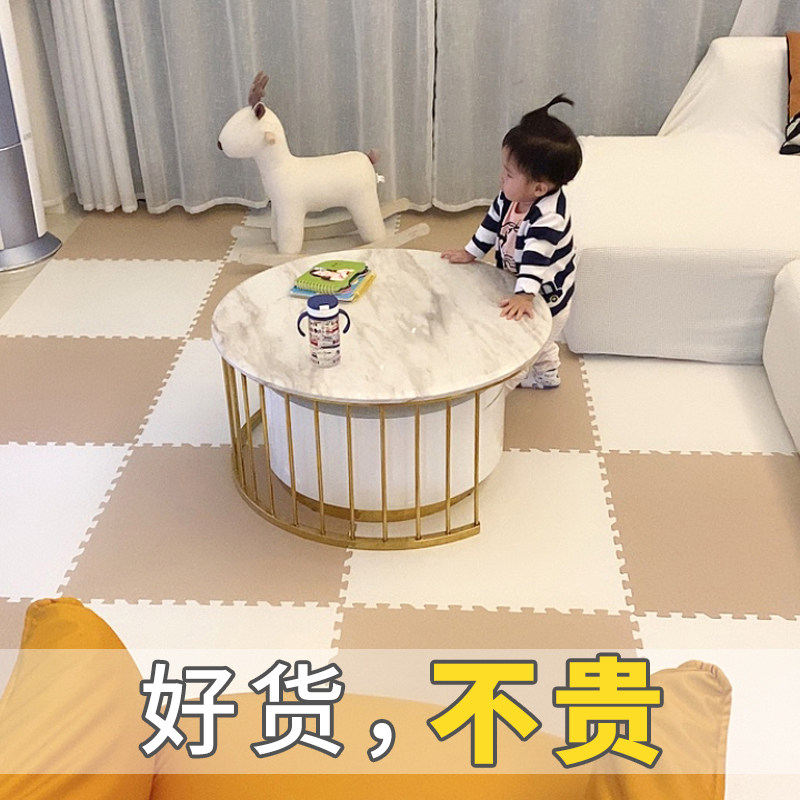 乐拓加厚环保泡沫拼接地垫室内家用卧室拼图防潮地板垫儿童爬行垫