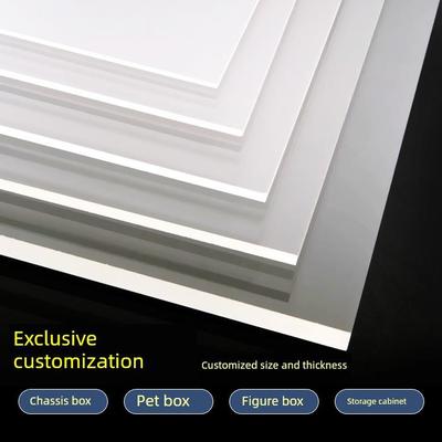 亚克力板高透明有机玻璃板加工定制激光切割热弯冲压展示盒塑料板