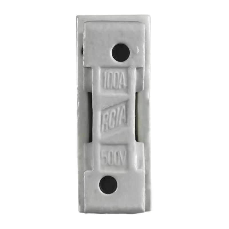 瓷插保险丝盒RC1A-5A 10A15A30A60A100A通用老式陶瓷保险盒熔断器