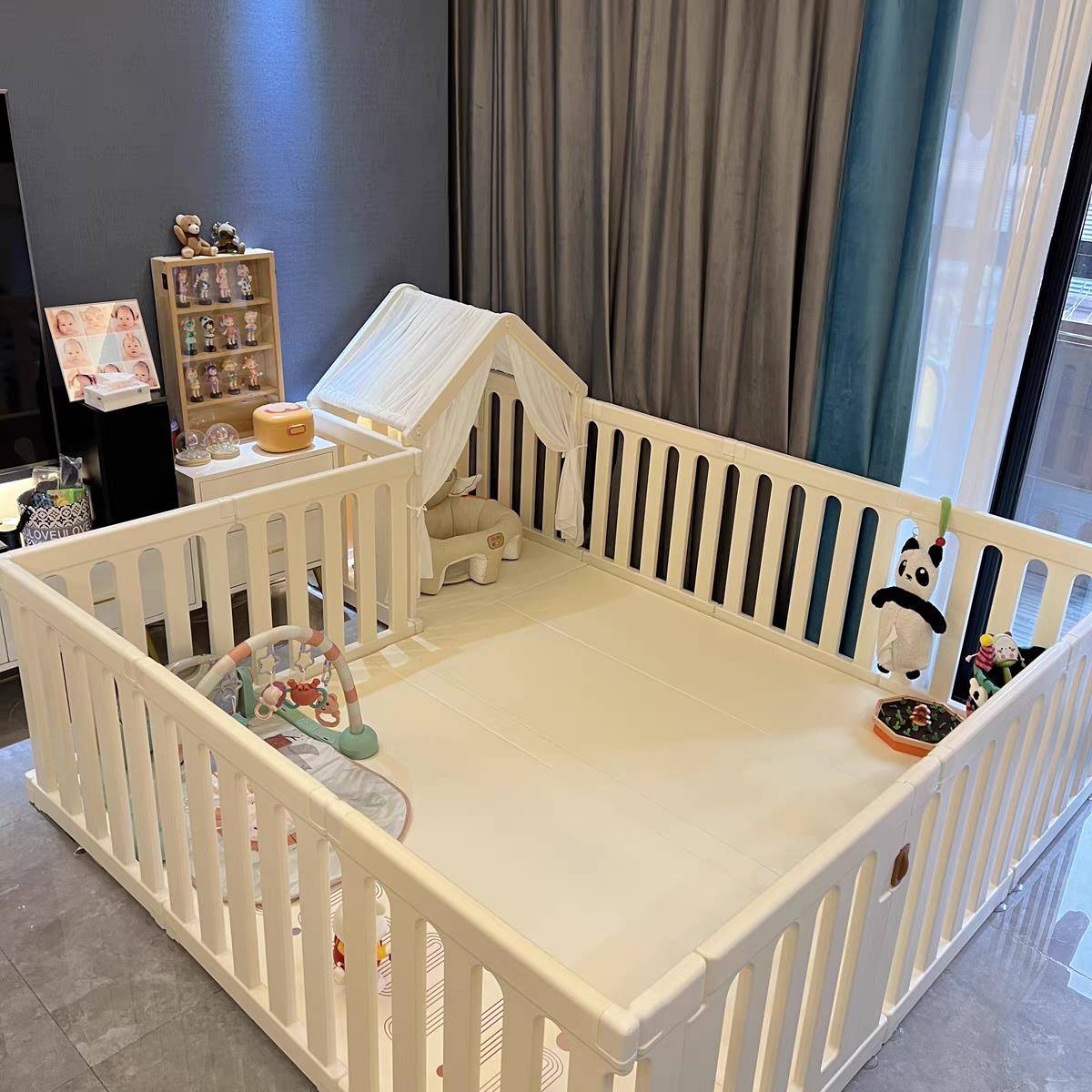 宠物围栏狗狗笼子栅栏室内小型中型犬狗房子家用柯基比熊狗窝狗屋