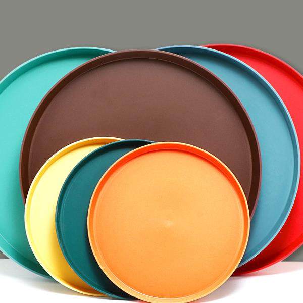 斯堪的纳维亚风格在塑料圆托盘加厚面包店蛋糕水果托盘家用杯水壶,餐饮具,餐用托盘,淘宝优惠券,粉丝福利购,淘宝优惠卷