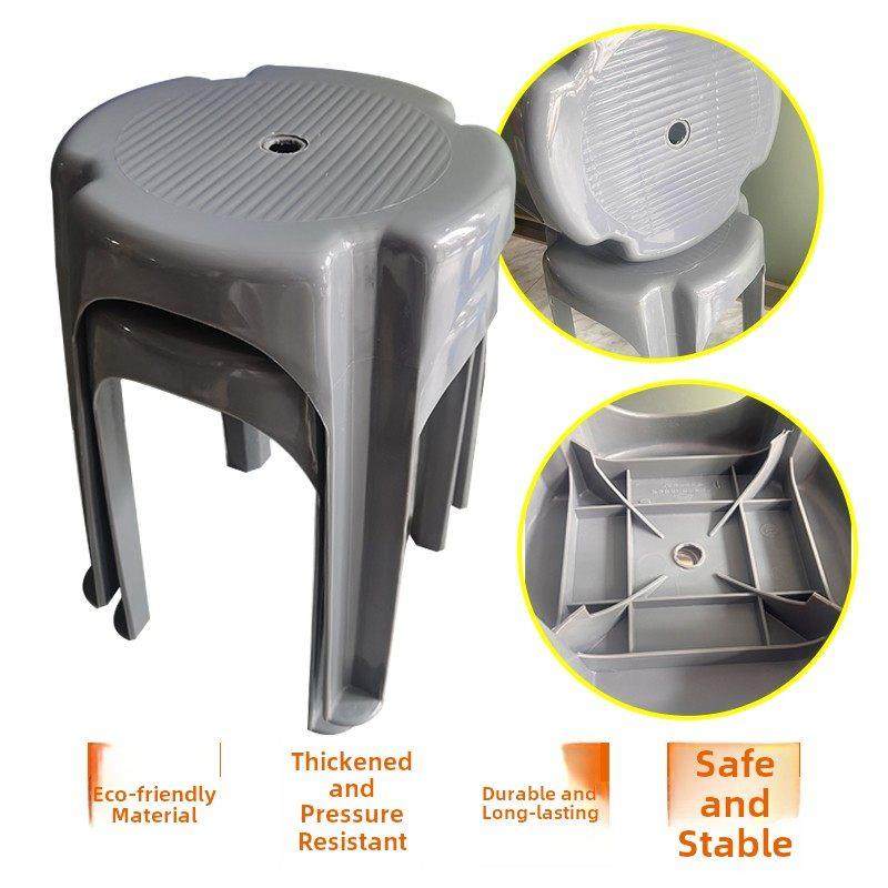 珠江塑料凳家用结实简约高圆凳塑胶凳子工厂车间塑料方凳加厚抗压,商业/办公家具,酒吧椅,淘宝优惠券,粉丝福利购,淘宝优惠卷