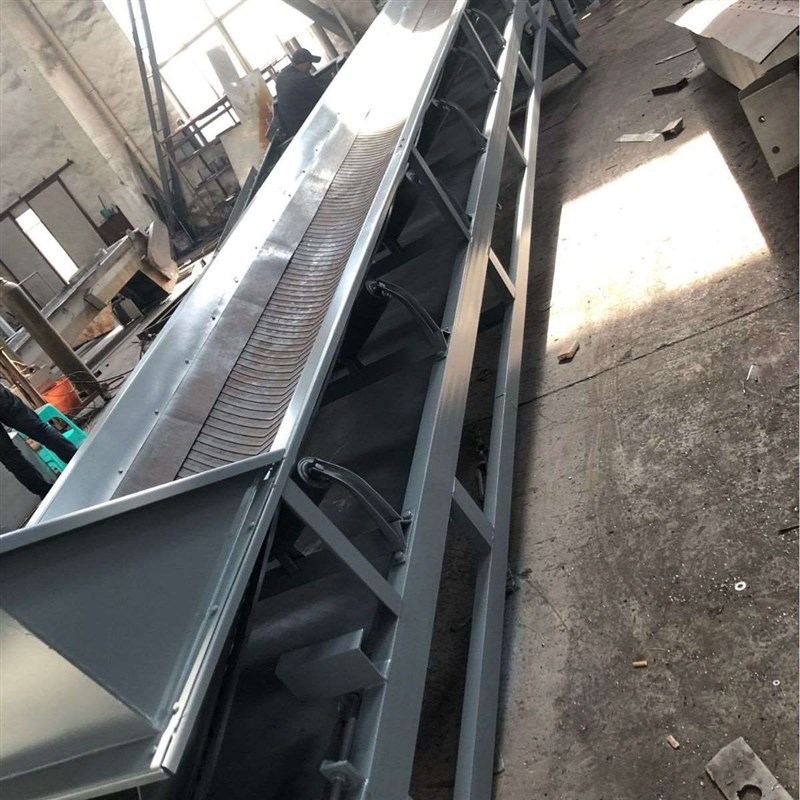 输送机化爬坡家型食运输槽粮带厂自动传送带机输送机