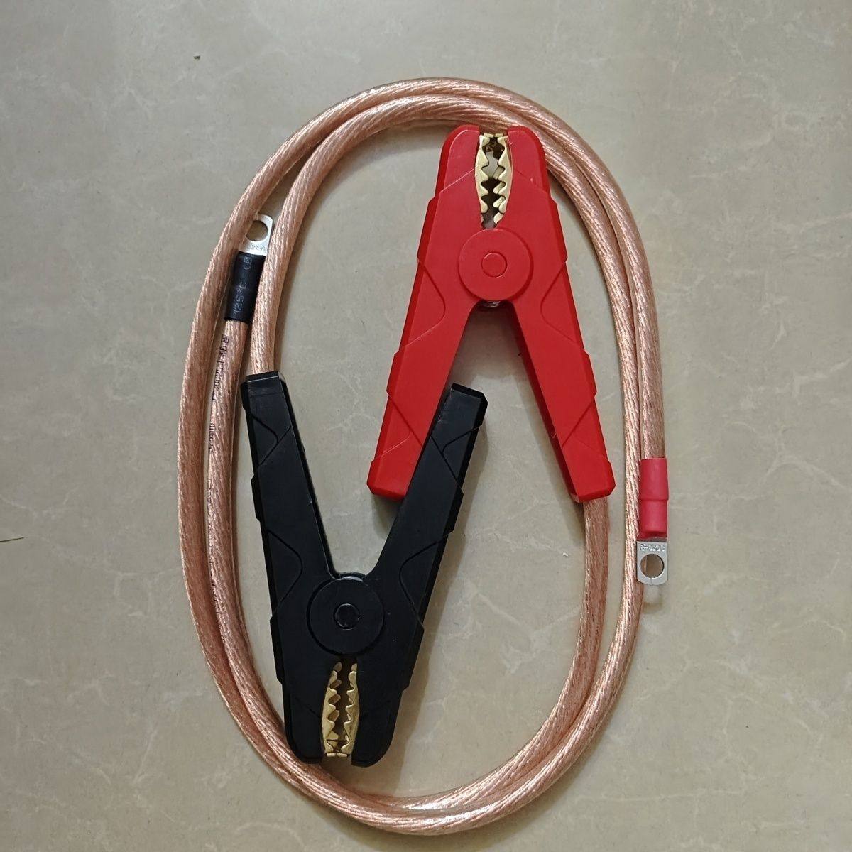 汽车应急启动电源夹子搭火线充电连接线蓄电池纯铜大号启动线