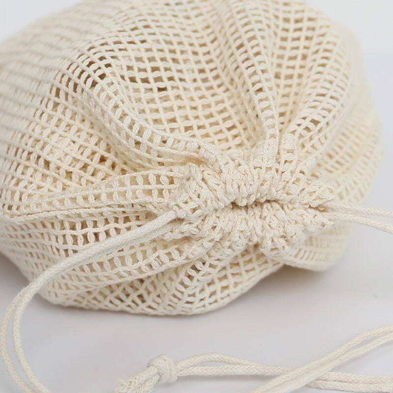 卤肉专用袋纯棉网袋食品级耐高温透气水果大号收纳袋抽绳束口网兜