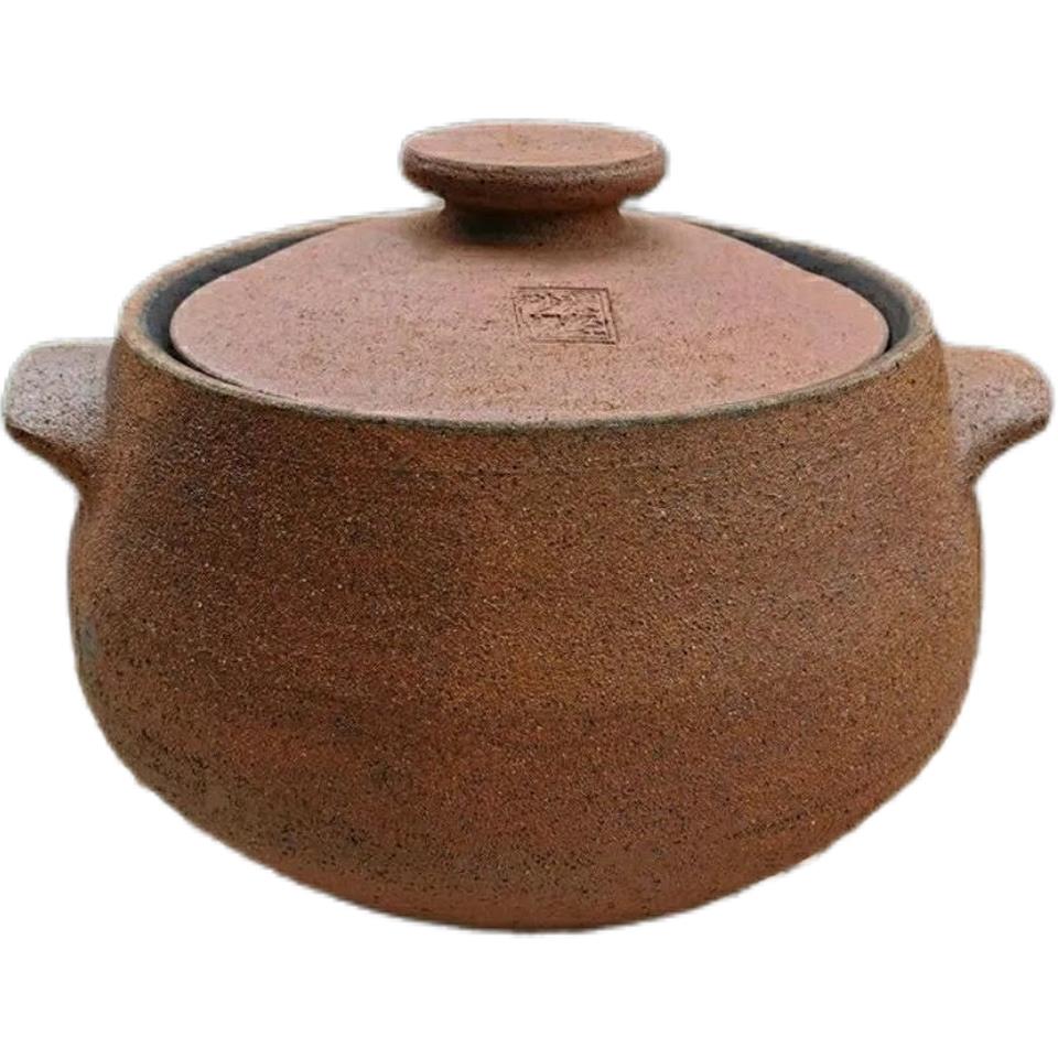 荥经砂锅煲汤炖无釉传统陶