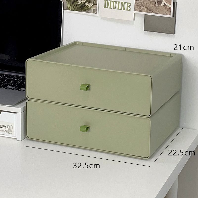 抽屉式收纳盒办公室桌面卧