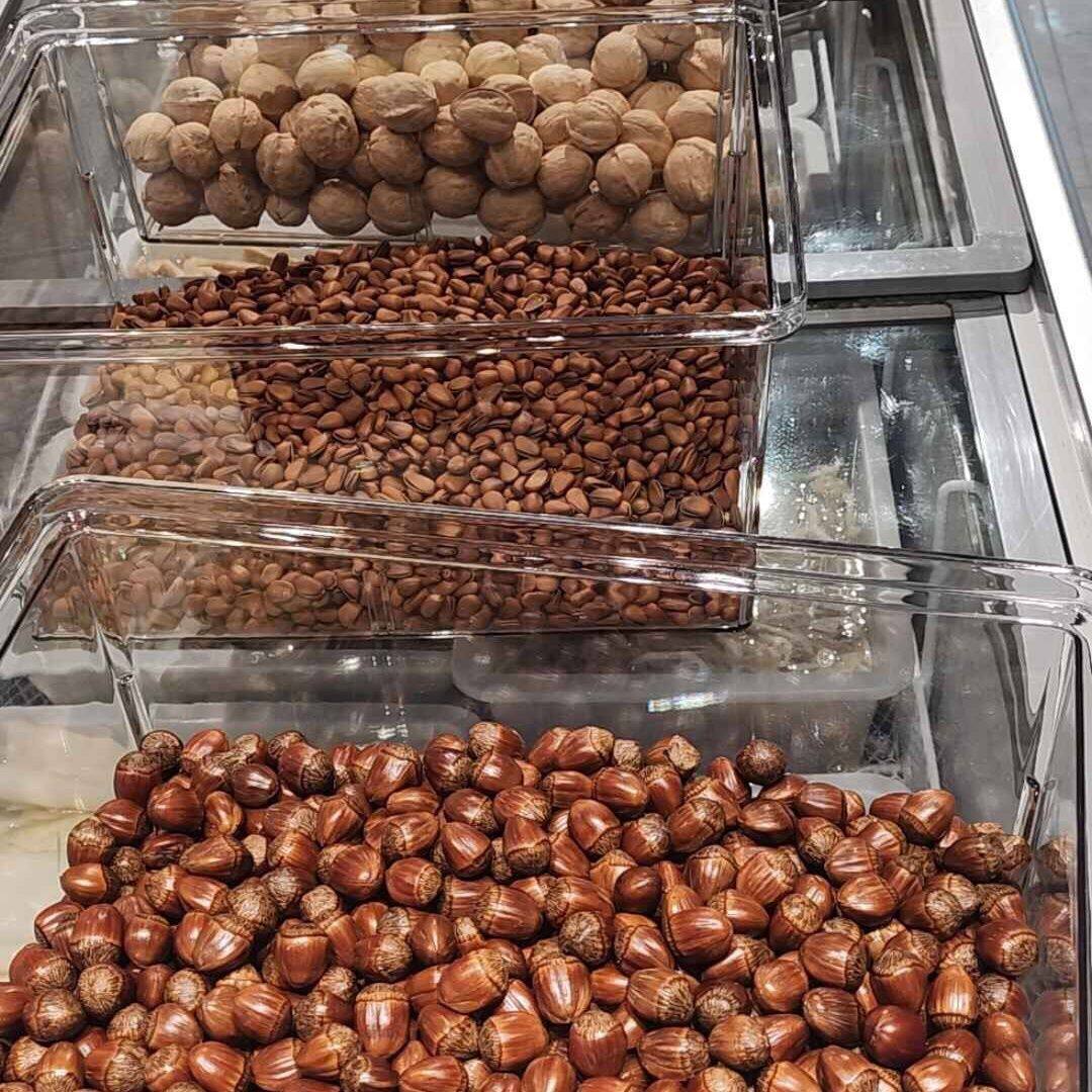 透明展示盒食品盒密封带盖防潮摆摊专用盒子坚果炒货干果干货瓜子