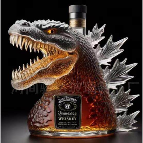 新品爆款 Eagle Whiskey Bottle 龙头造型威士忌酒瓶