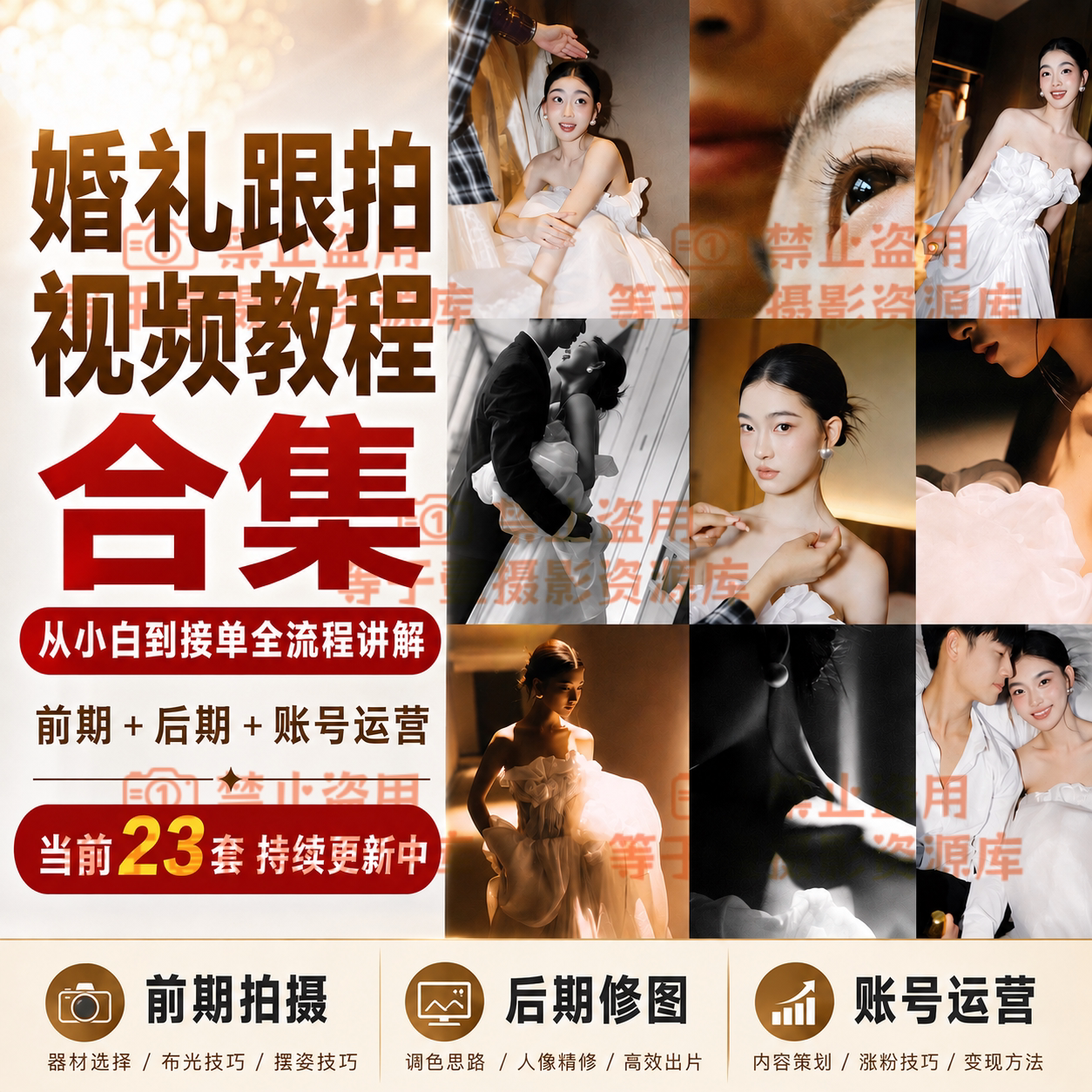 婚礼跟拍摄影教程合集