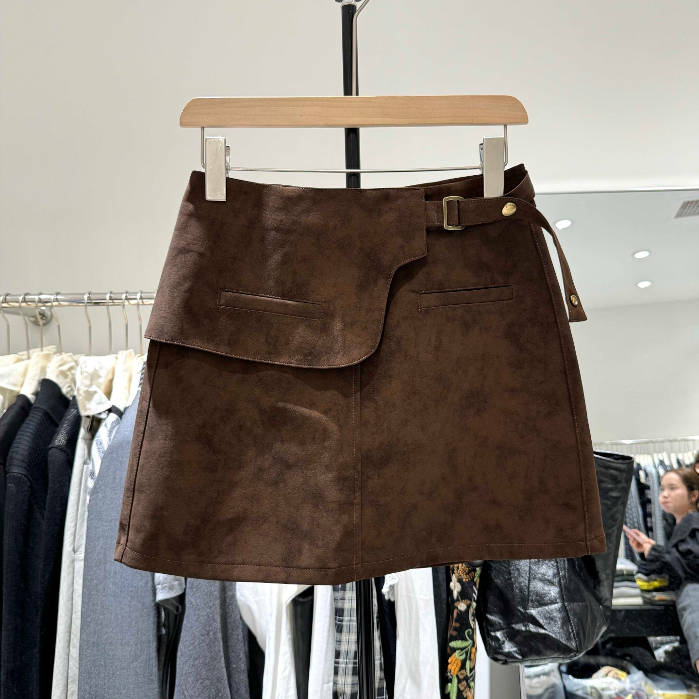 高腰显瘦A字包臀裙气质百搭