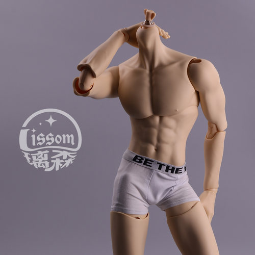 璃森人形景安体 MJD BJD 75叔叔素体 胶皮娃娃 可动人偶