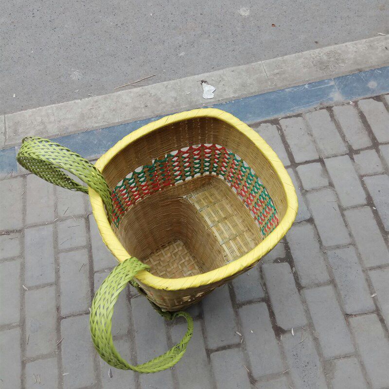 背小孩背c篓背宝宝背篓竹编竹制品竹篓竹背篓手工竹编
