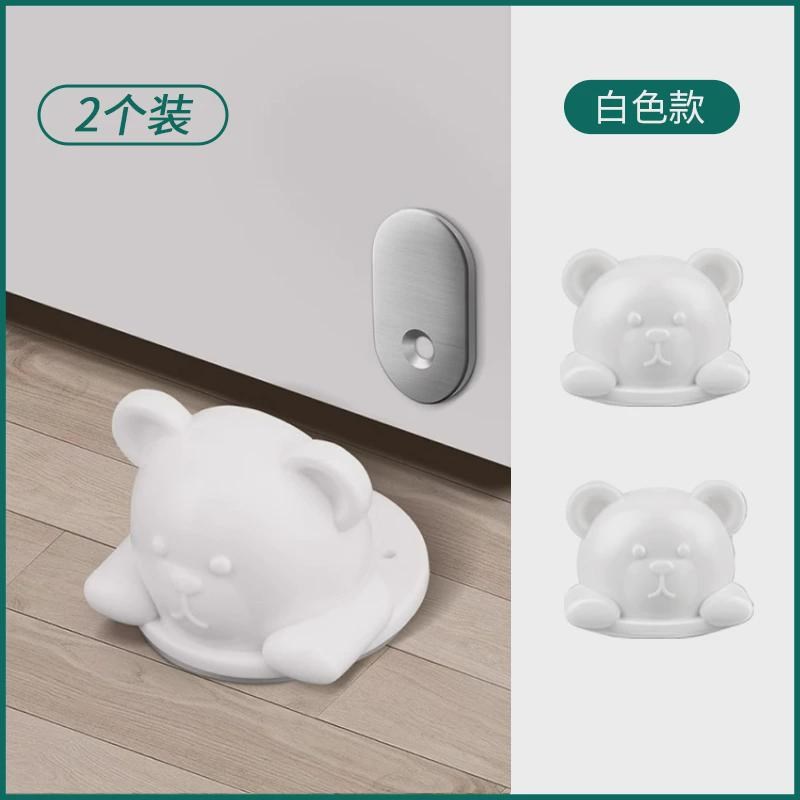 新款门吸门挡器硅胶防新款免打孔门阻门后吸门固定防撞贴碰撞门碰