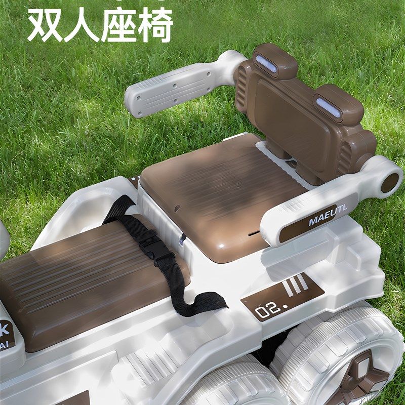 儿童挖掘机大款男女小孩玩具车可坐双人遥控六轮四驱工程车勾土机