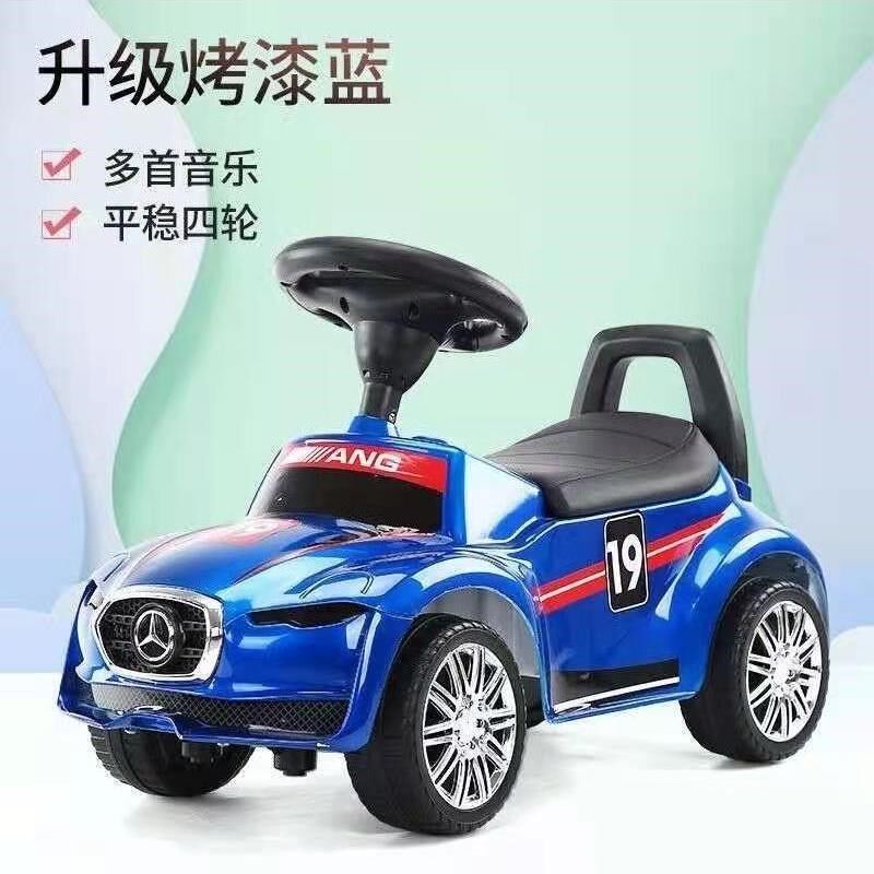 儿童滑行扭扭车四轮手推滑步平衡溜溜车可坐1-3 岁宝宝玩具学步车