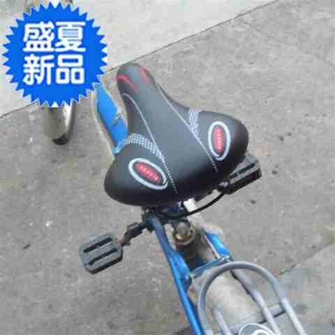 车座座子音配件自行车自u行款自行车车弹簧坐垫抖同折叠18车