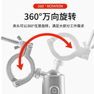 铝合金台钳小型迷你小台虎桌钳多功能家用万向工作台桌平口台虎钳