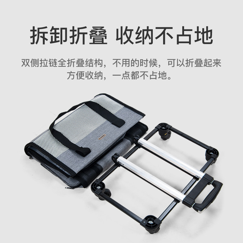 宠物拉杆包猫包狗狗外出可携式双肩包猫咪双拉杆箱可折叠行李箱揹