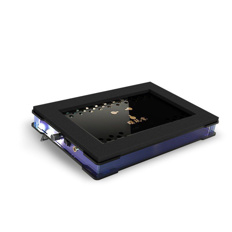 曙玩家散热器笔记本压风式降噪降温无级调速可拆防尘底亚克力材质