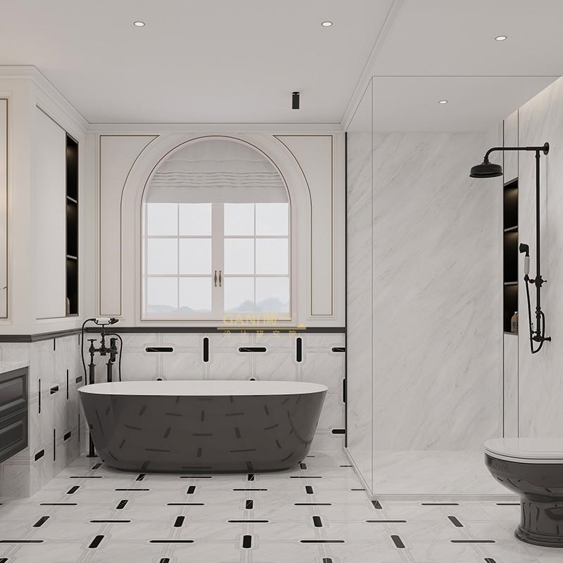 简一瓷砖 世纪冰玉大理石瓷砖背景墙客厅防滑地砖