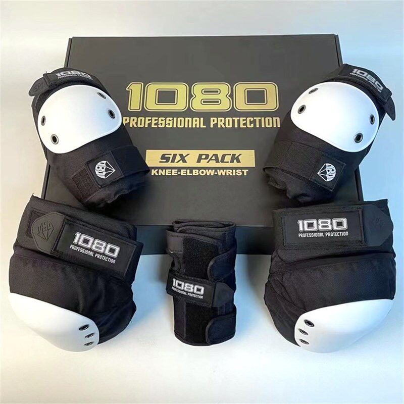 1080成人儿童护具6件套滑板轮I滑初学护具护膝护肘护手
