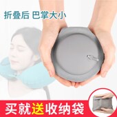 u型枕按压充气枕头便携飞机护颈枕脖子旅行坐车睡觉神器旅游靠枕