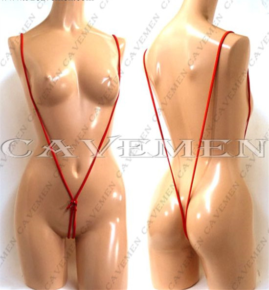V型女士背带连身丁裤型比基尼连体泳I衣连身泳装露腰美胸比基尼
